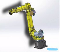 發(fā)那科M-20iA機(jī)器人Solidworks外形設(shè)計(jì)圖片附STP
